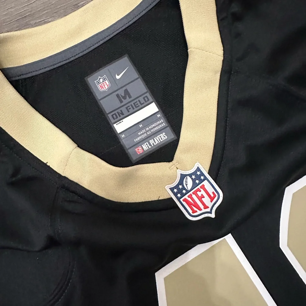 Men's New Orleans Saints Alvin Kamara Nike Black
Game Jersey - Picture 3 of 5